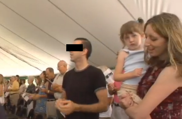 Screencap from the PBS special that featured our interfaith family in 2010; editing mine